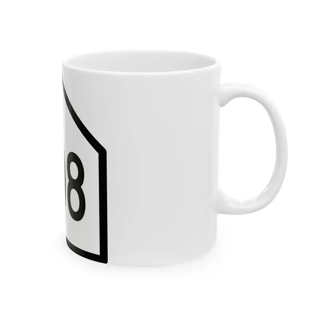 WV HARP 908 (Virginia) (Road Sign) White Coffee Mug - Go Mug Yourself