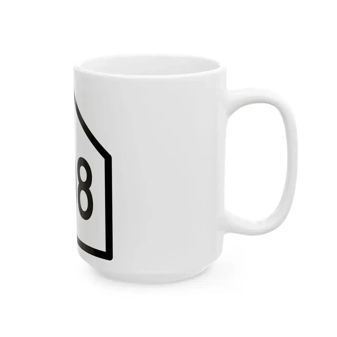 WV HARP 908 (Virginia) (Road Sign) White Coffee Mug - Go Mug Yourself