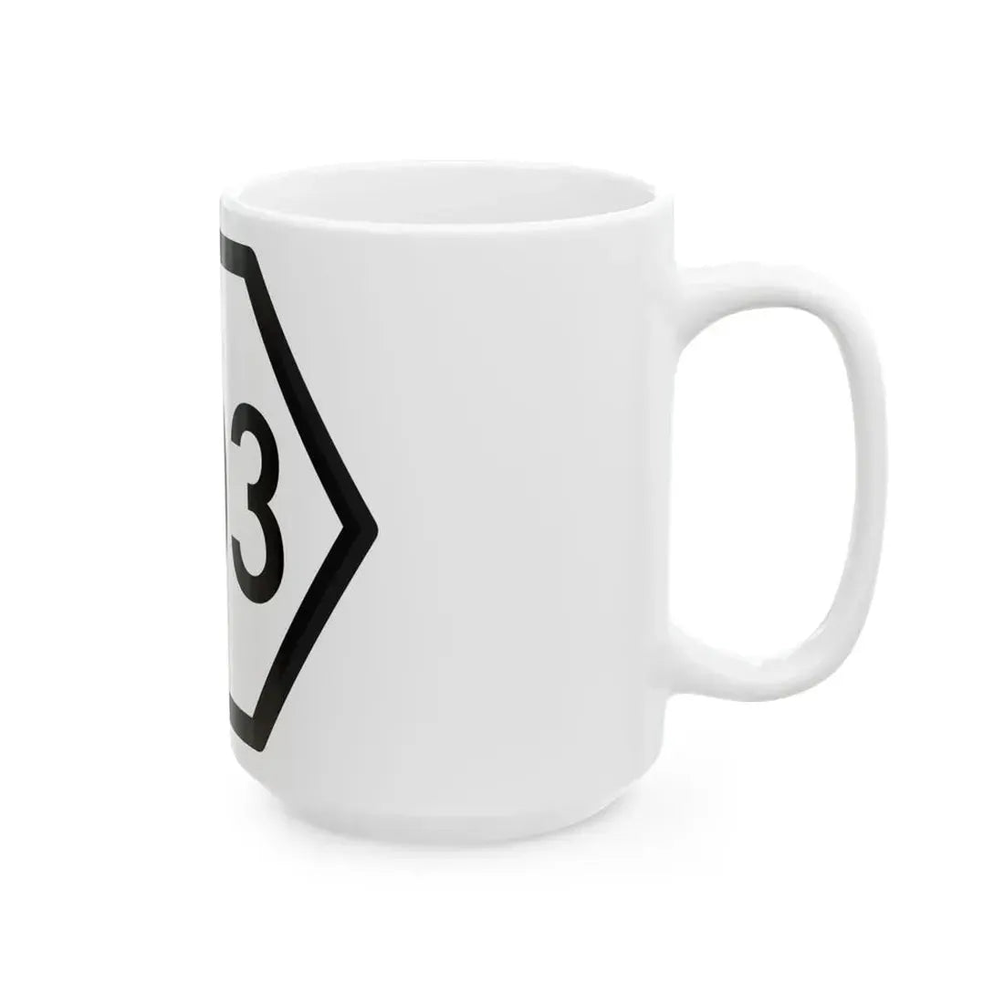 WV PFR 803 mockup (Virginia) (Road Sign) White Coffee Mug - Go Mug Yourself