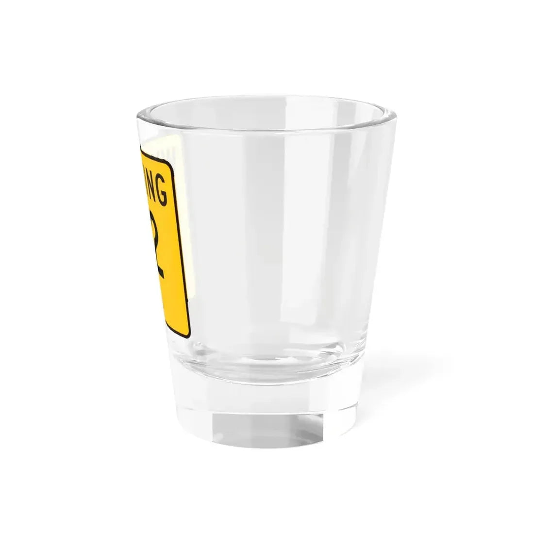 WY-112 (Wyoming) (Road Sign) Shot Glass 1.5oz - Go Mug Yourself