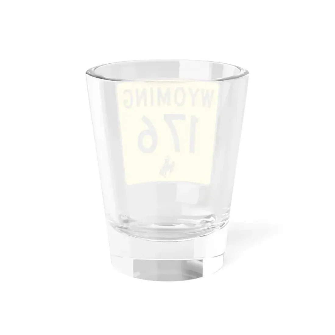 WY-176 (Wyoming) (Road Sign) Shot Glass 1.5oz - Go Mug Yourself