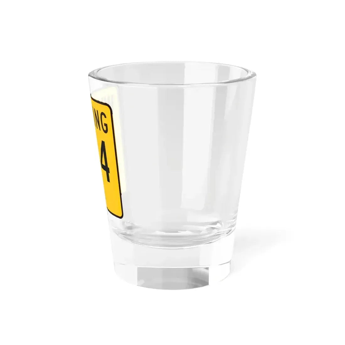 WY-344 (Wyoming) (Road Sign) Shot Glass 1.5oz - Go Mug Yourself