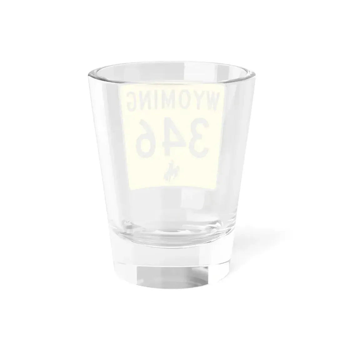 WY-346 (Wyoming) (Road Sign) Shot Glass 1.5oz - Go Mug Yourself