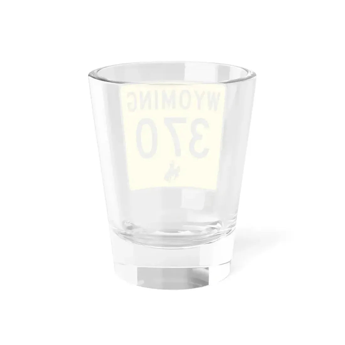 WY-370 (Wyoming) (Road Sign) Shot Glass 1.5oz - Go Mug Yourself