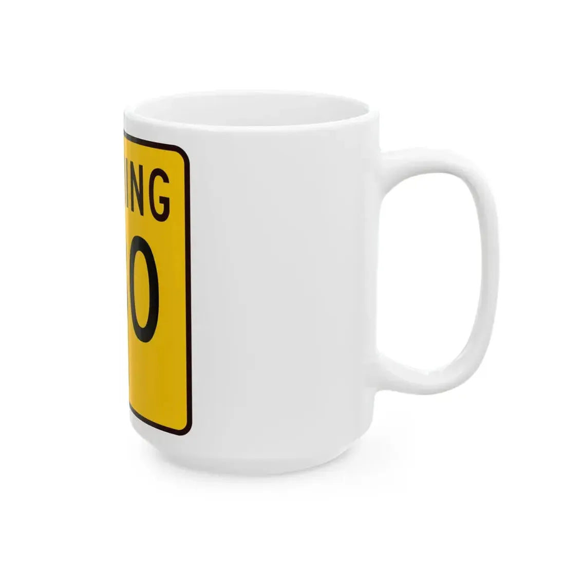 WY-430 (Wyoming) (Road Sign) White Coffee Mug - Go Mug Yourself