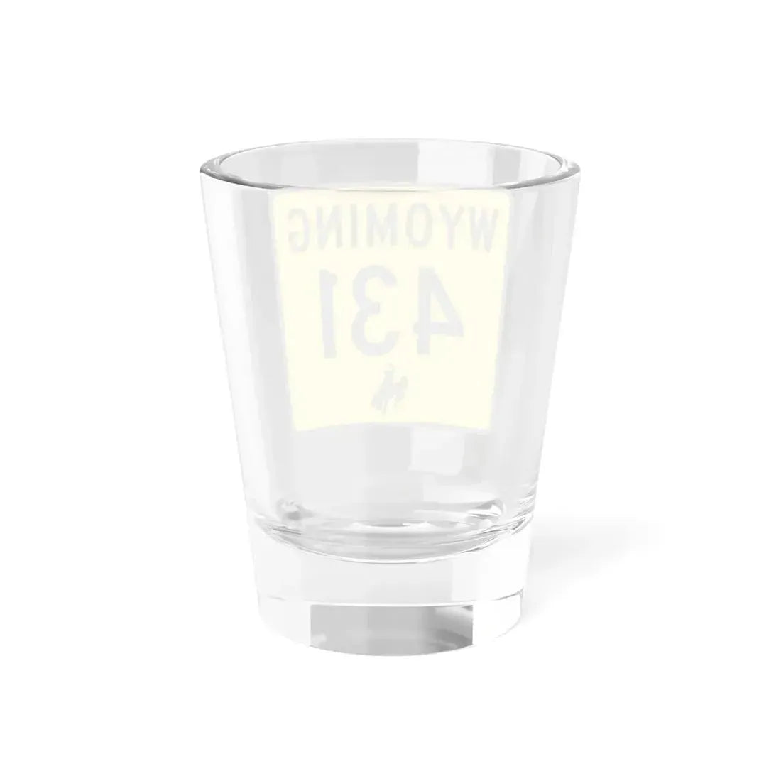 WY-431 (Wyoming) (Road Sign) Shot Glass 1.5oz - Go Mug Yourself