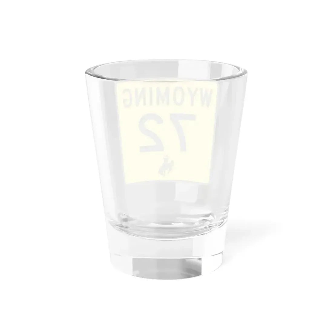 WY-72 (Wyoming) (Road Sign) Shot Glass 1.5oz - Go Mug Yourself