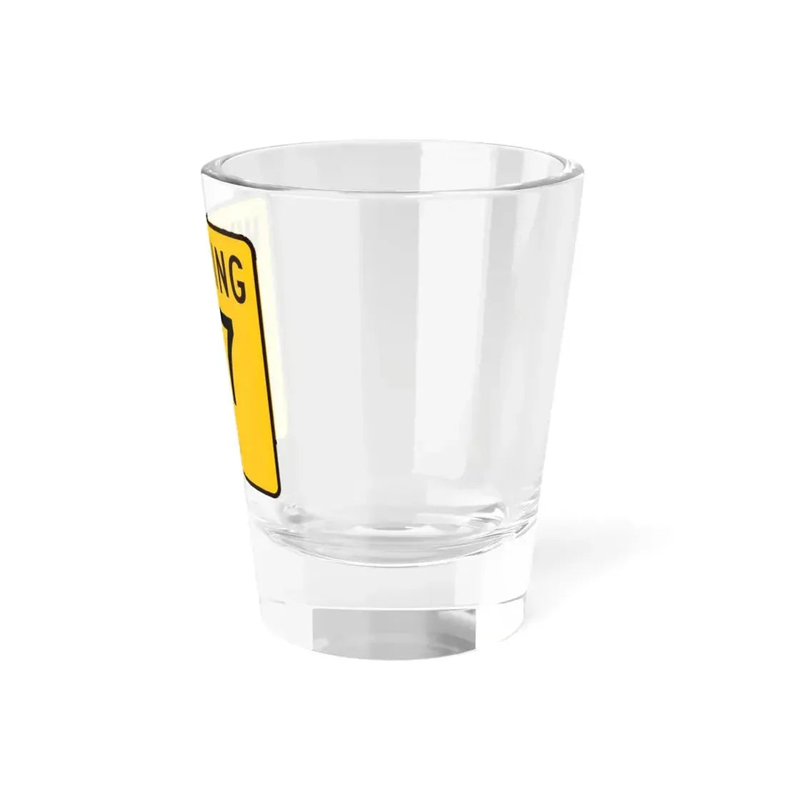WY-87 (Wyoming) (Road Sign) Shot Glass 1.5oz - Go Mug Yourself