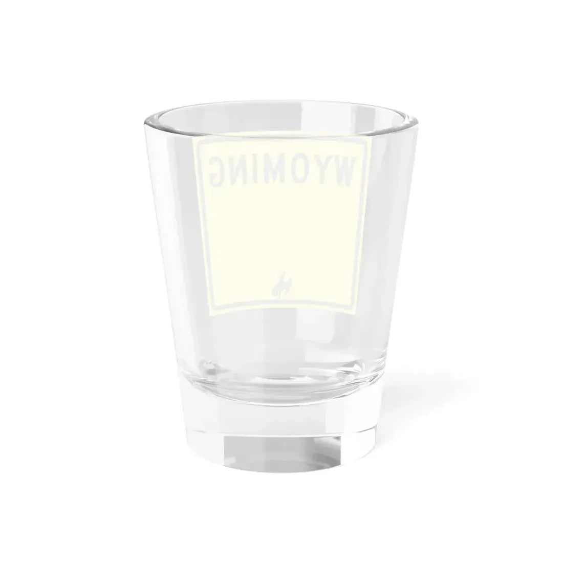 WY-blank (Wyoming) (Road Sign) Shot Glass 1.5oz - Go Mug Yourself