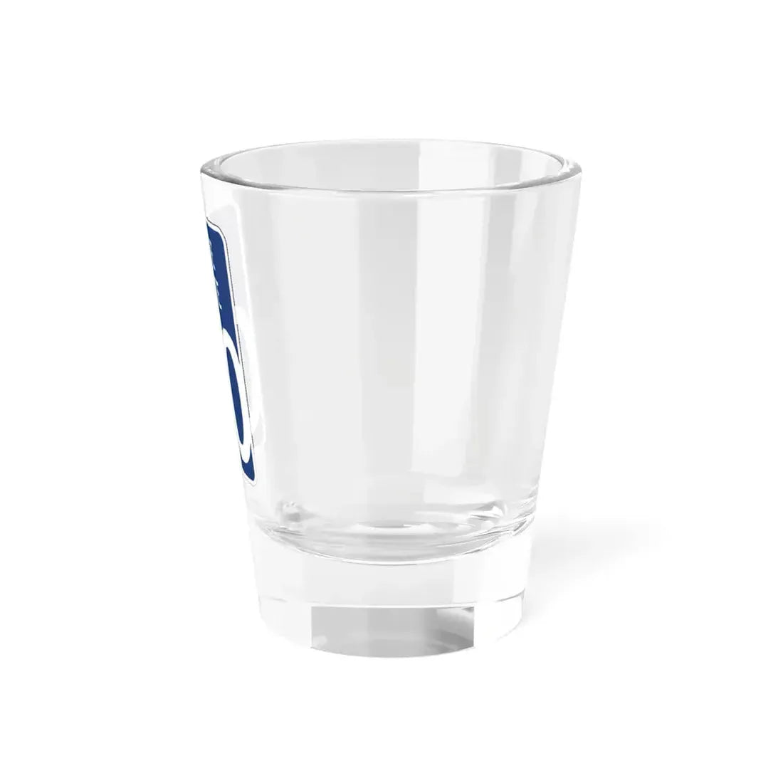 Wyandot County Ohio state route shield template (Ohio) (Road Sign) Shot Glass 1.5oz - Go Mug Yourself