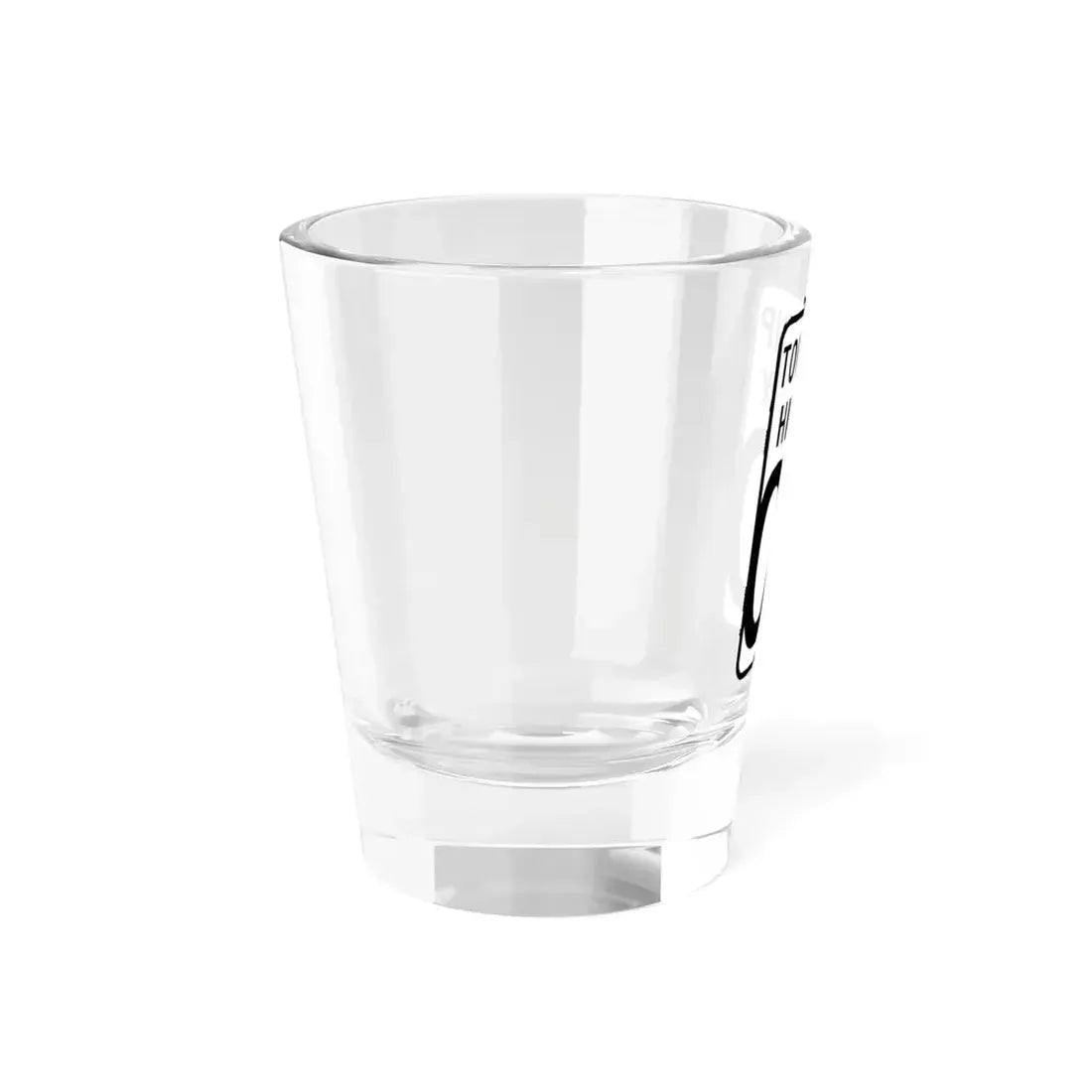 Wyandot County Ohio township highway shield template (Ohio) (Road Sign) Shot Glass 1.5oz - Go Mug Yourself