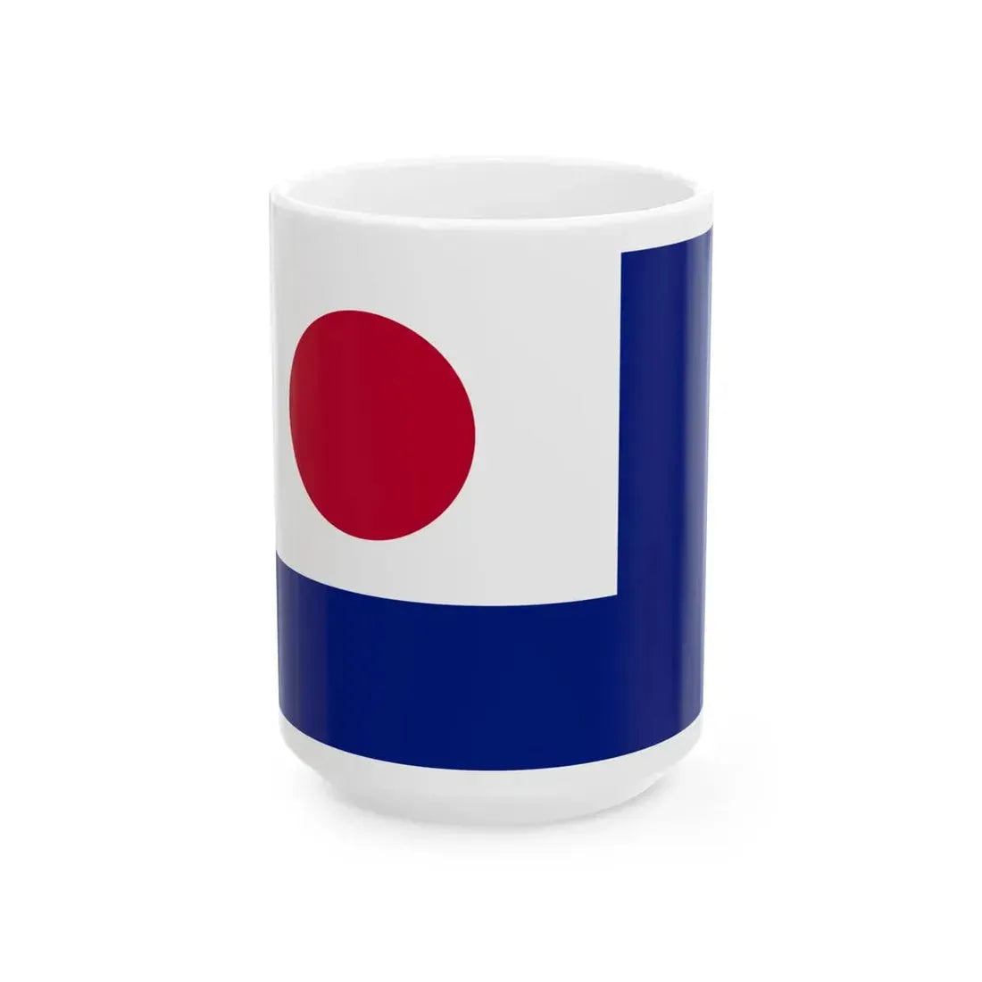 Yacht ensign of Japan (Japan) White Coffee Mug 15oz - Go Mug Yourself