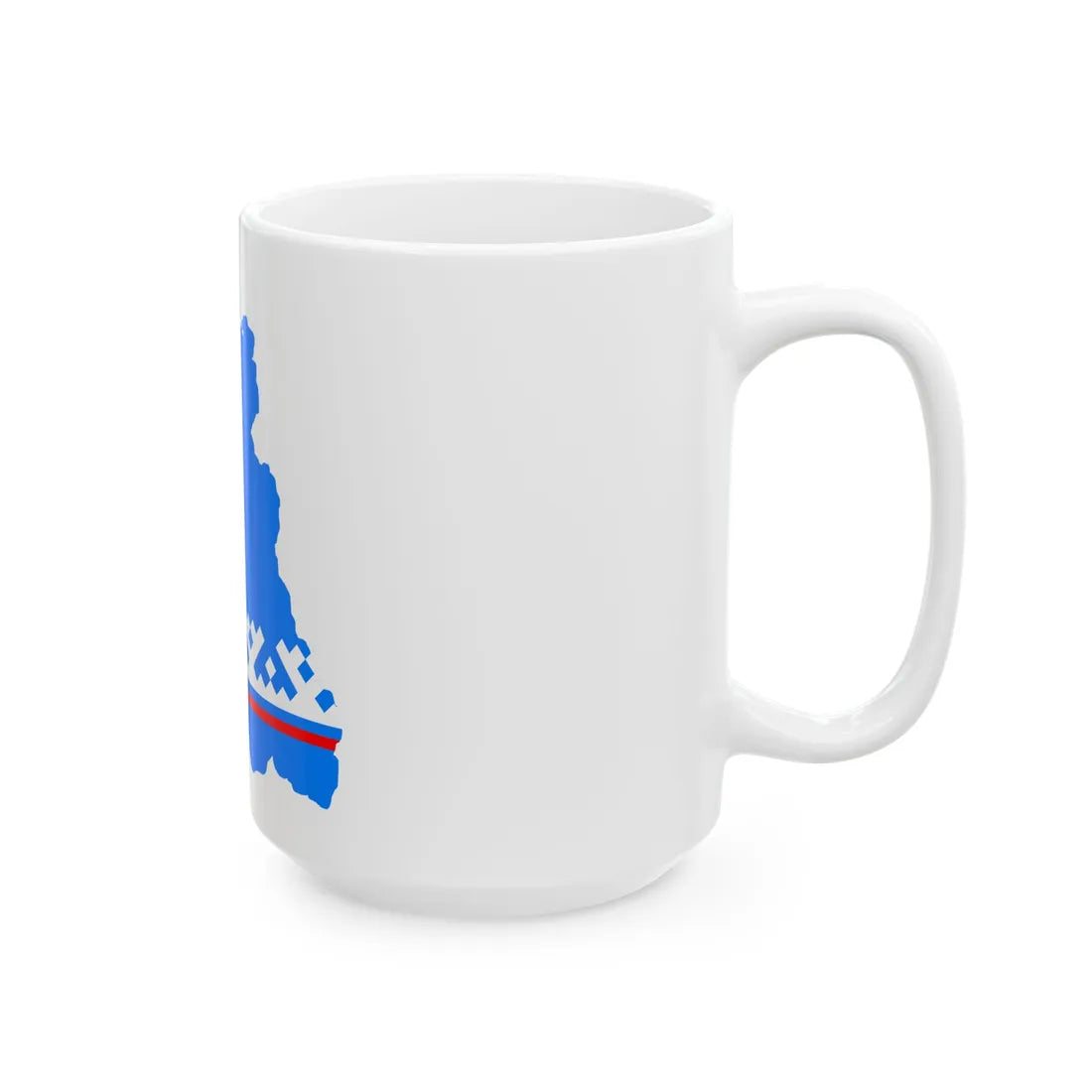 Yamalo-Nenets-geo-stub (Russia) White Coffee Mug - Go Mug Yourself