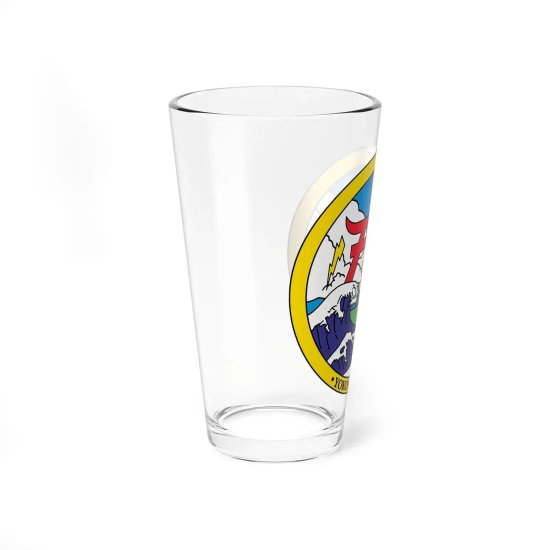 Yokosuka Japan NAVPACMETOFAC (U.S. Navy) Pint Glass 16oz - Go Mug Yourself