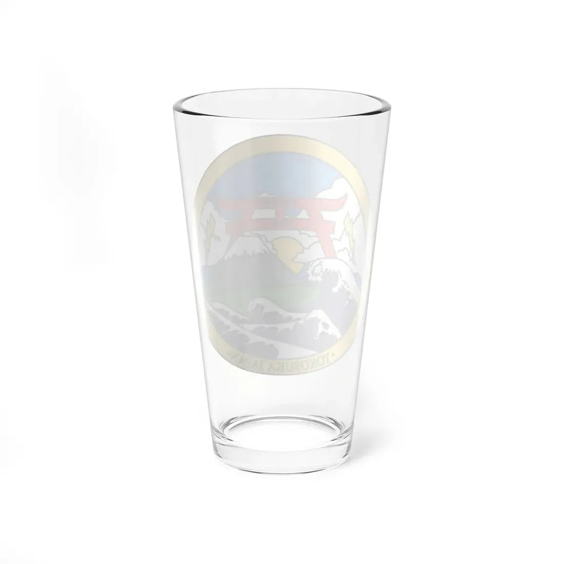 Yokosuka Japan NAVPACMETOFAC (U.S. Navy) Pint Glass 16oz - Go Mug Yourself