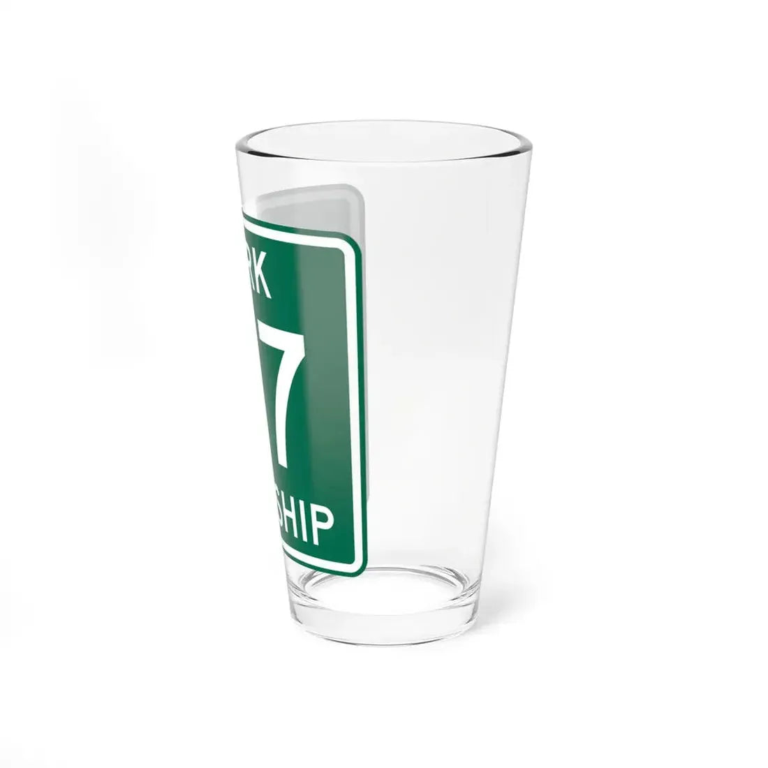 York Township Route 817 Morgan County Ohio (Ohio) (Road Sign) Pint Glss 16oz - Go Mug Yourself