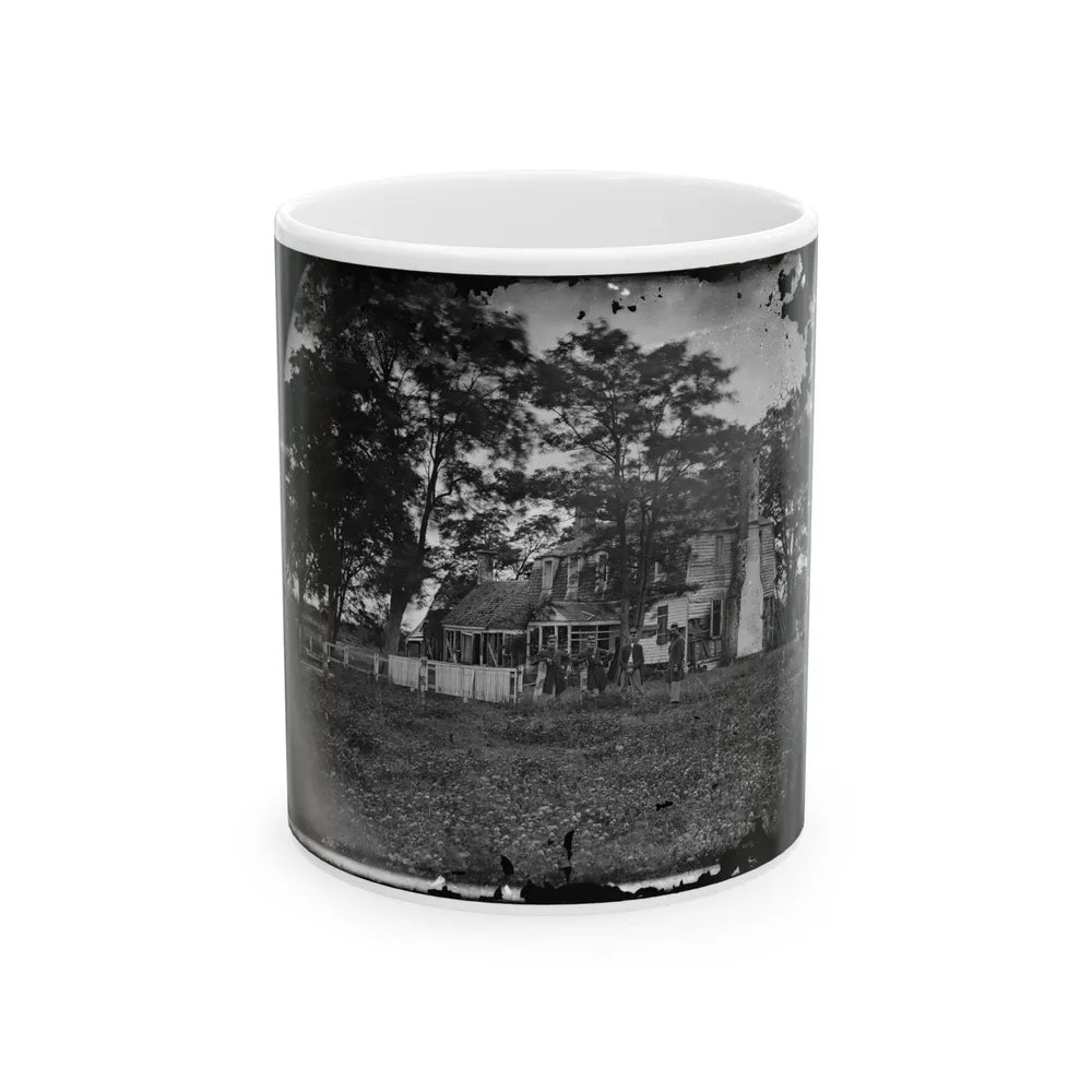 Yorktown, Va. Augustine Moore House, In Which Lord Cornwallis Signed The Capitulation Of 1781 (U.S. Civil War) White Coffee Mug-11oz-Go Mug Yourself