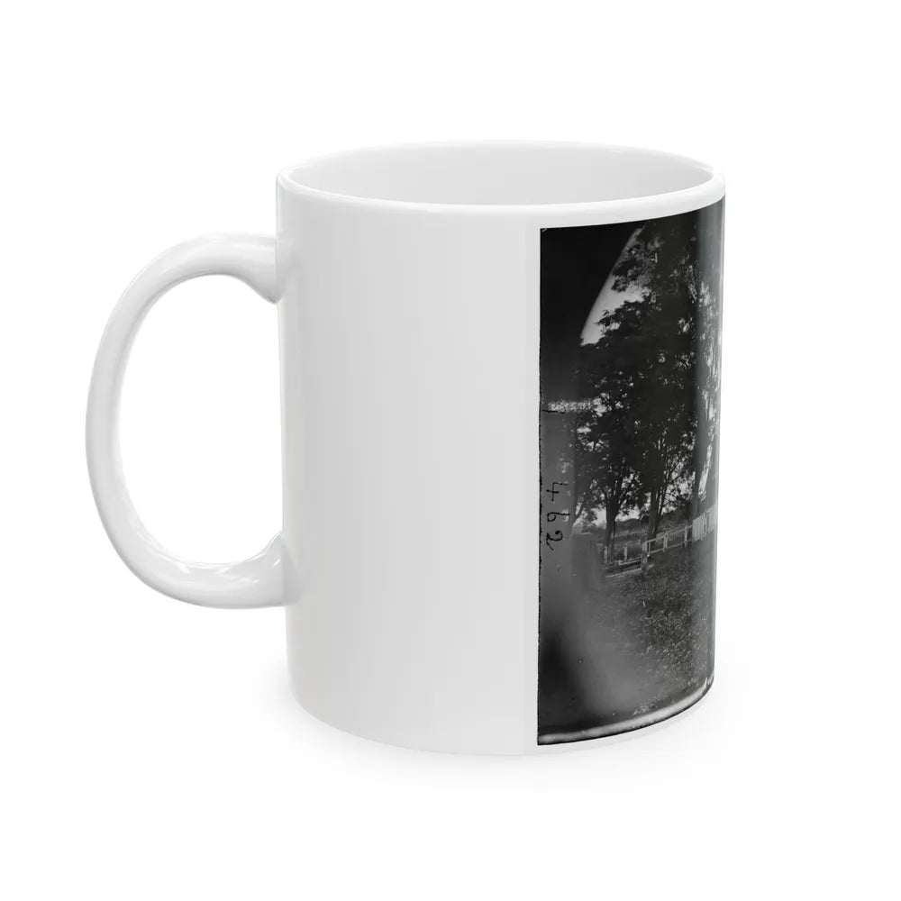 Yorktown, Va. Augustine Moore House, In Which Lord Cornwallis Signed The Capitulation Of 1781 (U.S. Civil War) White Coffee Mug-Go Mug Yourself