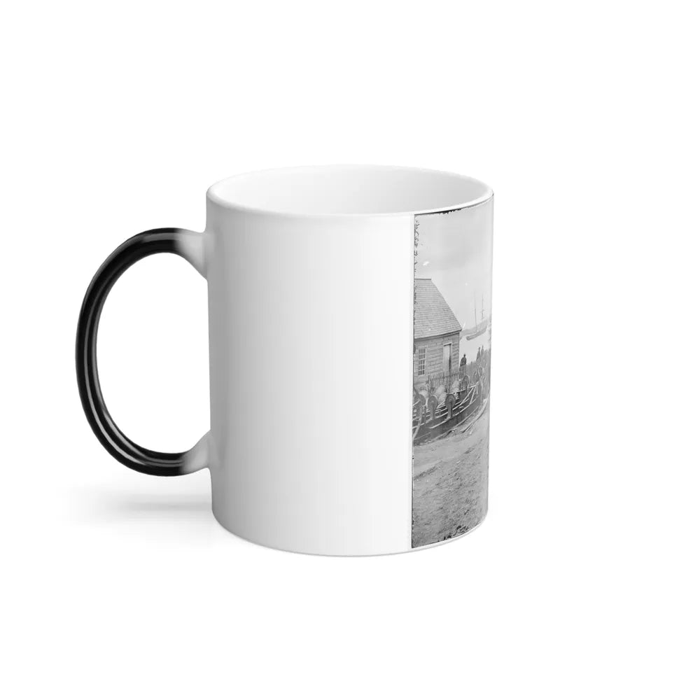 Yorktown, Va. Embarkation for White House Landing, Va. (U.S. Civil War) Color Changing Coffee Mug 11oz-Go Mug Yourself