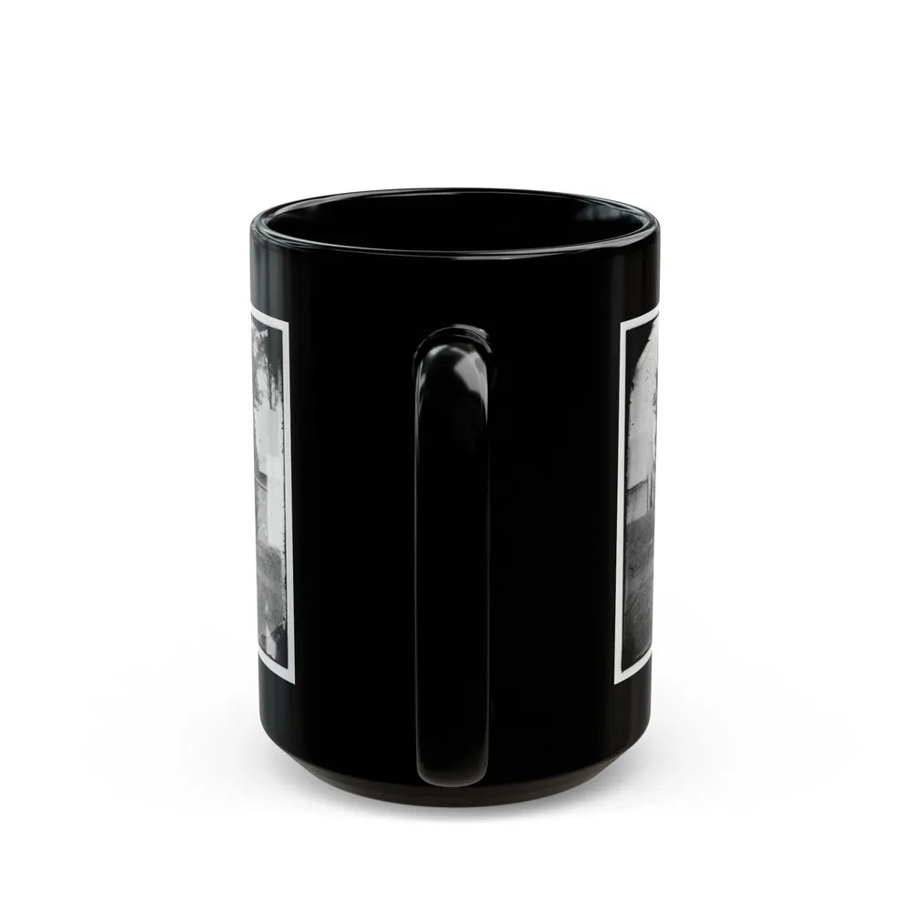 Yorktown, Va., Vicinity. Gen. Randolph B. Marcy, Officers, And Friends At Camp Winfield Scott (U.S. Civil War) Black Coffee Mug-Go Mug Yourself
