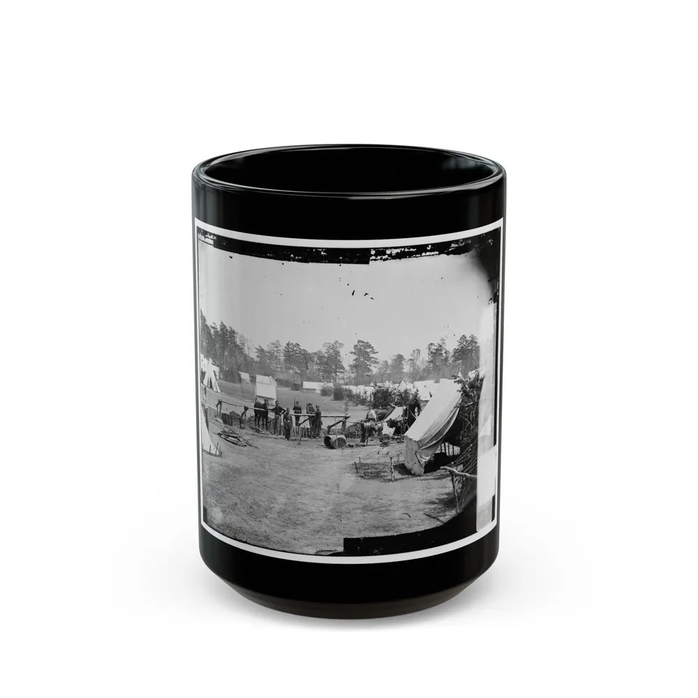 Yorktown, Va., Vicinity. Headquarters Of Gen. George B. Mcclellan, Camp Winfield Scott (U.S. Civil War) Black Coffee Mug-15oz-Go Mug Yourself