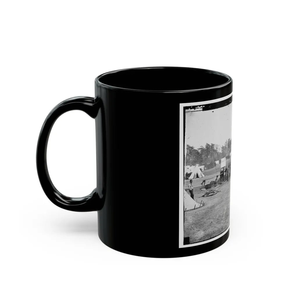 Yorktown, Va., Vicinity. Headquarters Of Gen. George B. Mcclellan, Camp Winfield Scott (U.S. Civil War) Black Coffee Mug-Go Mug Yourself
