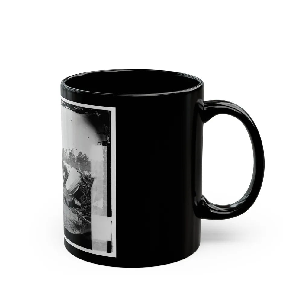 Yorktown, Va., Vicinity. Headquarters Of Gen. George B. Mcclellan, Camp Winfield Scott (U.S. Civil War) Black Coffee Mug-Go Mug Yourself