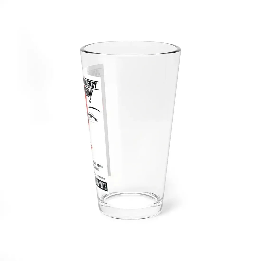 YOUTH AFLAME 1944 Movie Poster - Pint Glass 16oz - Go Mug Yourself