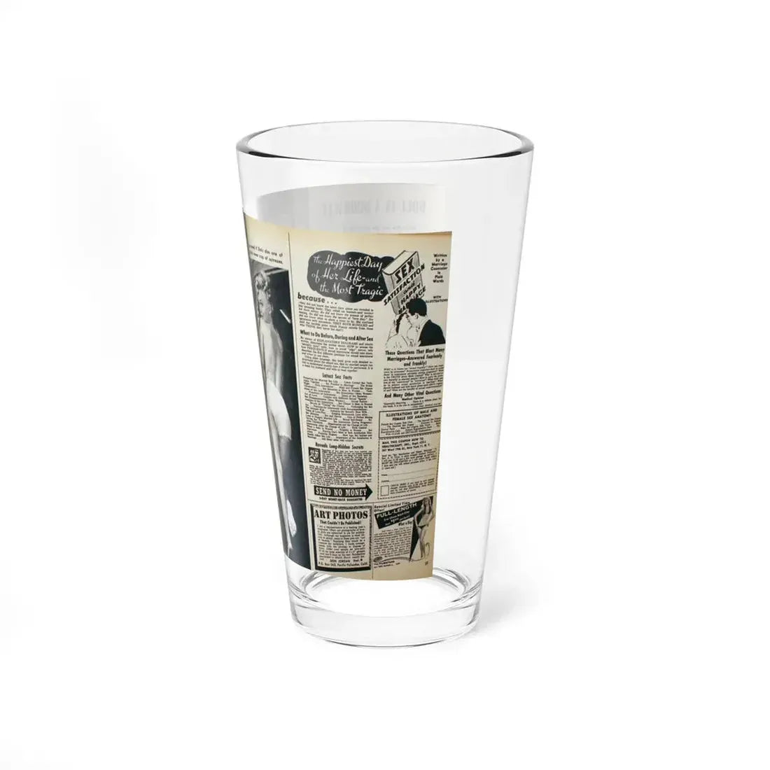 Yvette Vickers #38 (Vintage Female Icon) Pint Glass 16oz - Go Mug Yourself