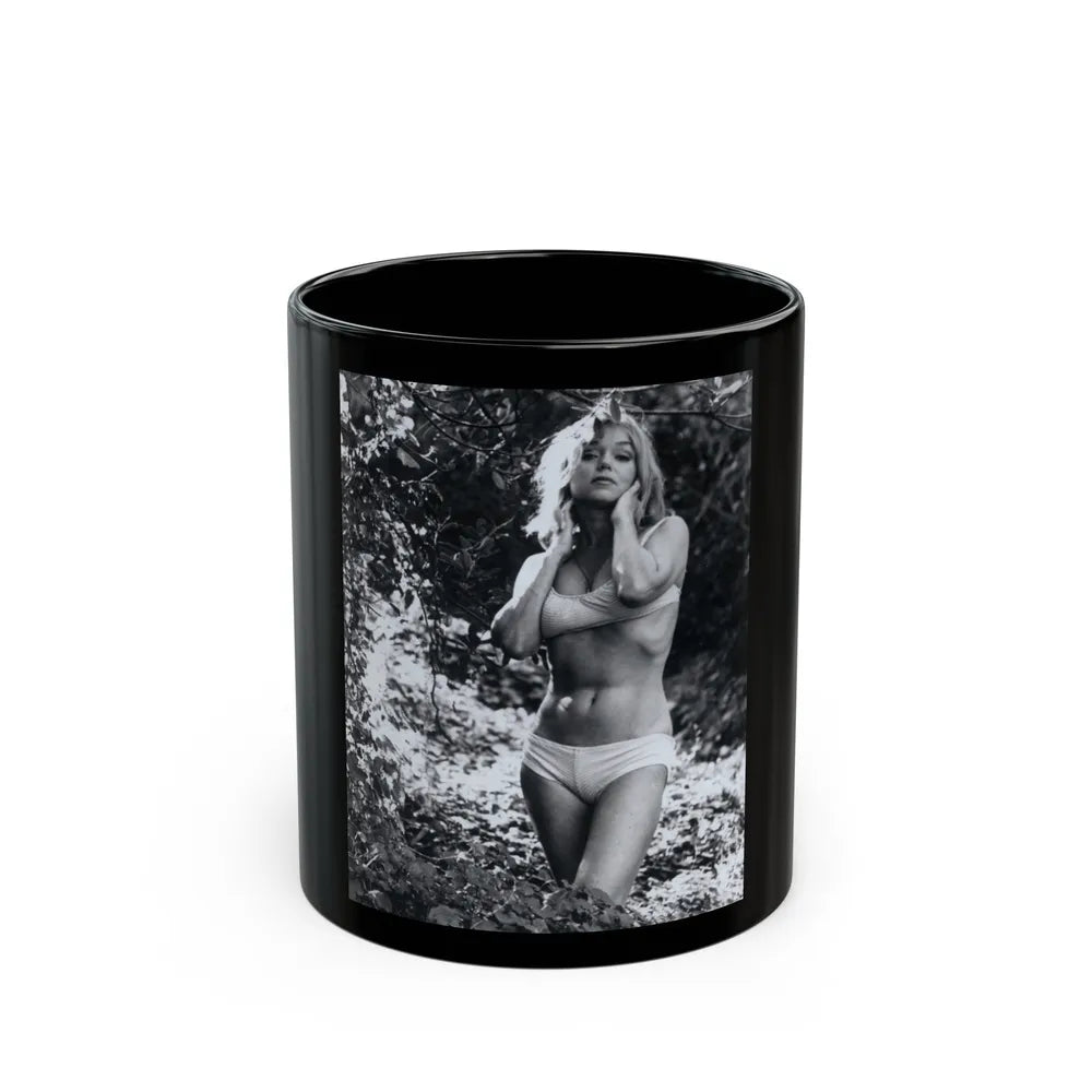 Yvette Vickers #62 (Vintage Female Icon) Black Coffee Mug-11oz-Go Mug Yourself