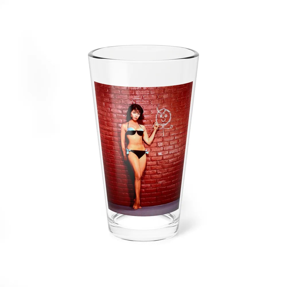 Yvonne Craig #140 (Vintage Female Icon) Pint Glass 16oz 16oz - Go Mug Yourself