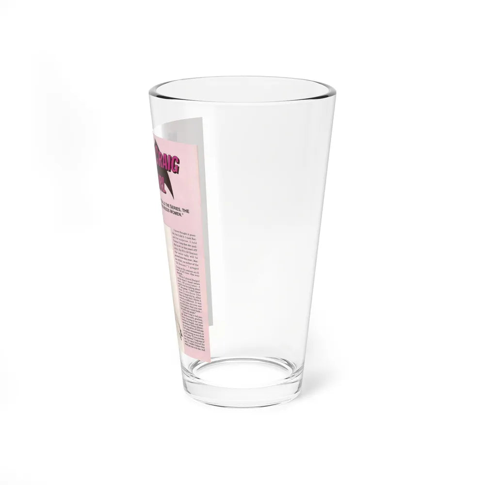 Yvonne Craig #209 - Femme Fatales Mag. December '98 Vol. 7 Issue #7 (Vintage Female Icon) Pint Glass 16oz - Go Mug Yourself