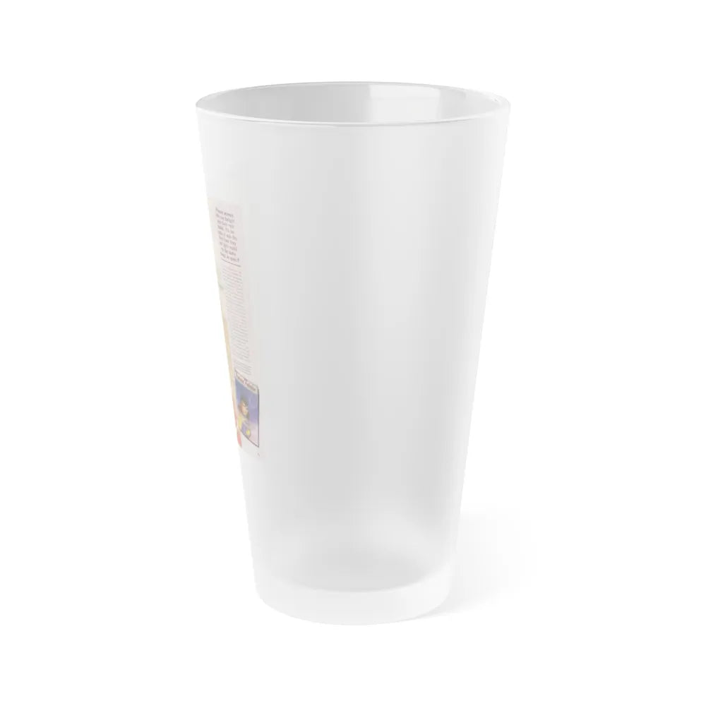 Yvonne Craig #210 - Femme Fatales Mag. December '98 Vol. 7 Issue #7 (Vintage Female Icon) Frosted Pint Glass 16oz-Go Mug Yourself