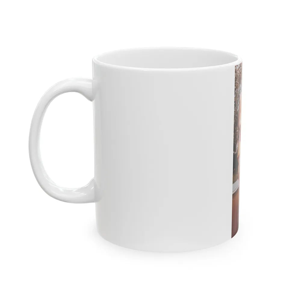 Yvonne Craig #241 (Vintage Female Icon) White Coffee Mug-Go Mug Yourself