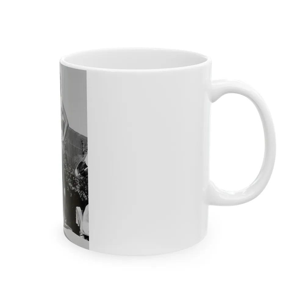 Yvonne Craig #63 (Vintage Female Icon) White Coffee Mug-Go Mug Yourself