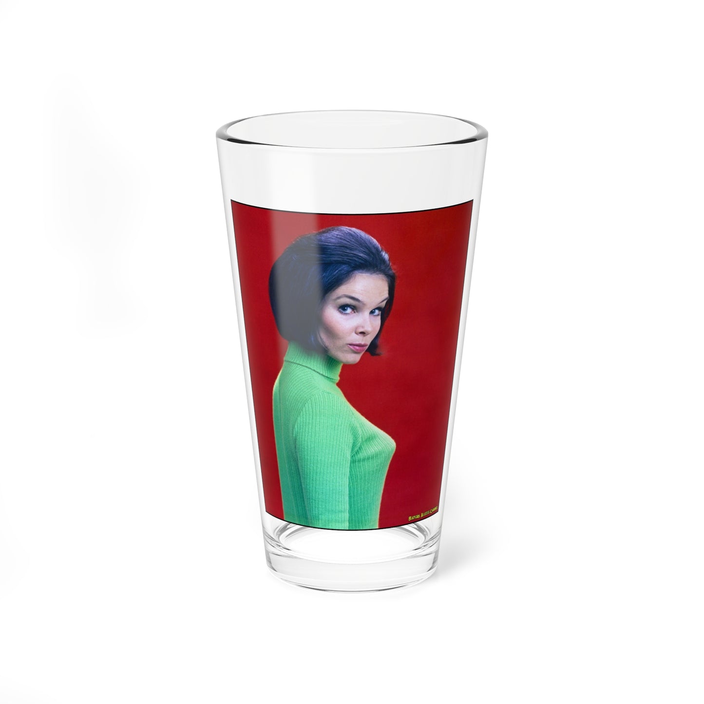 Yvonne Craig #95 (Vintage Female Icon) Pint Glass 16oz-16oz-Go Mug Yourself