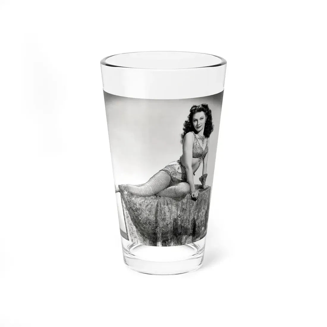 Yvonne DeCarlo #137 (Vintage Female Icon) Pint Glass 16oz 16oz - Go Mug Yourself