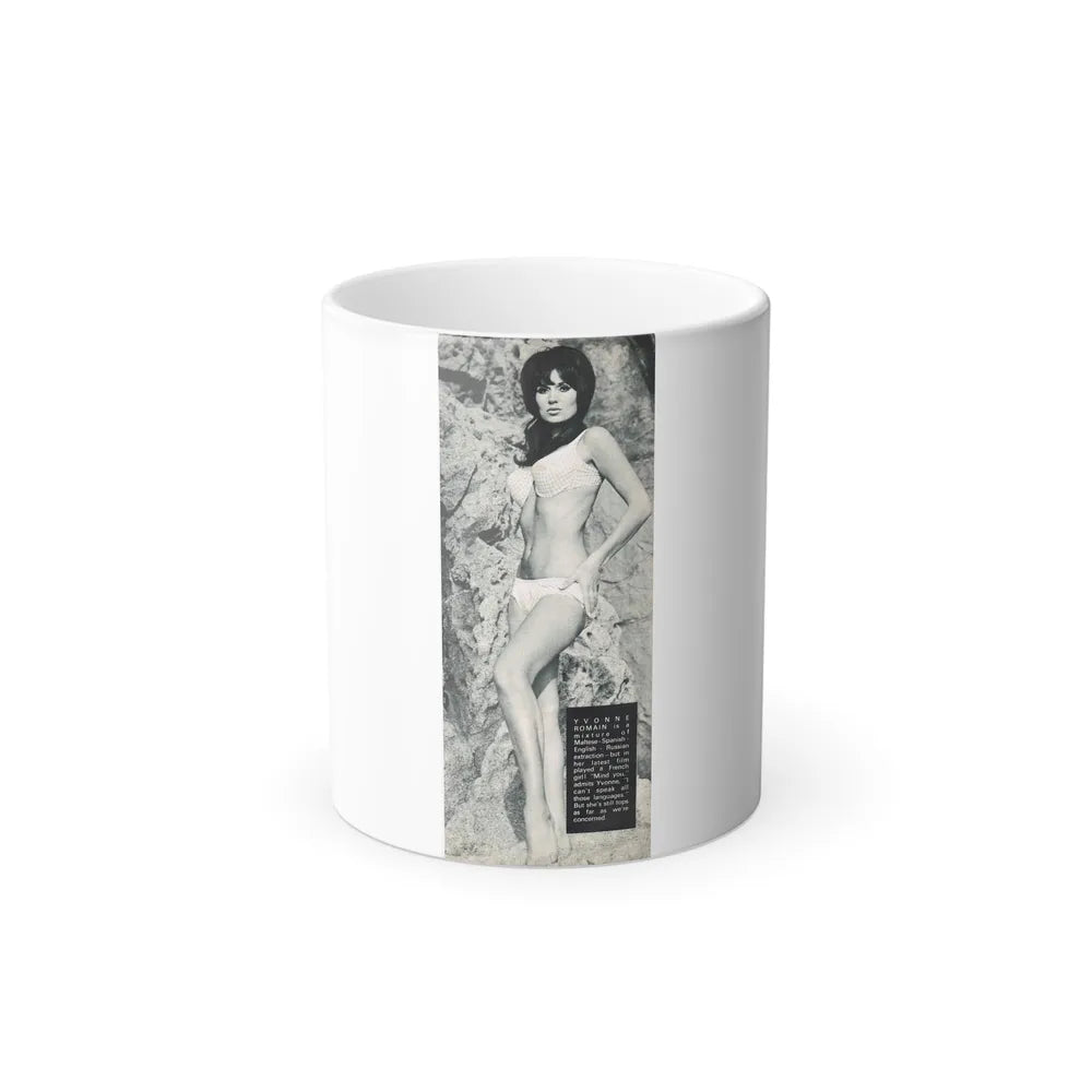 Yvonne Romaine #43 (Vintage Female Icons) Color Changing Mug 11oz-11oz-Go Mug Yourself