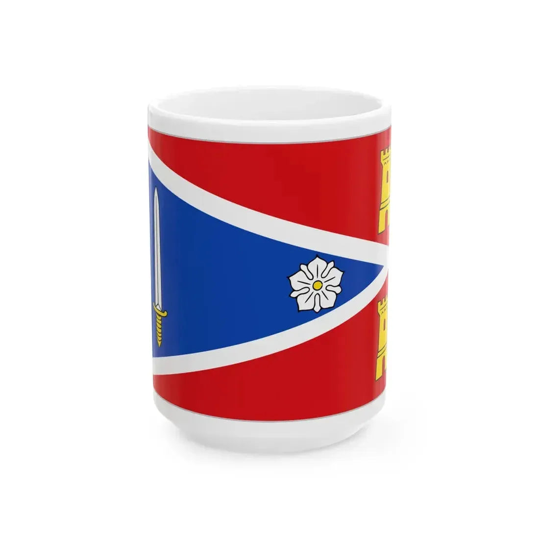 Zaltbommel vlag (Netherlands) White Coffee Mug 15oz - Go Mug Yourself