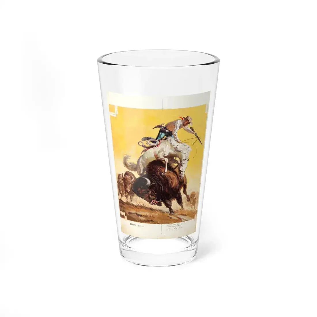 Zane Grey's Stories of the West 31 (Dell, 1956) - Pint Glass 16oz 16oz - Go Mug Yourself