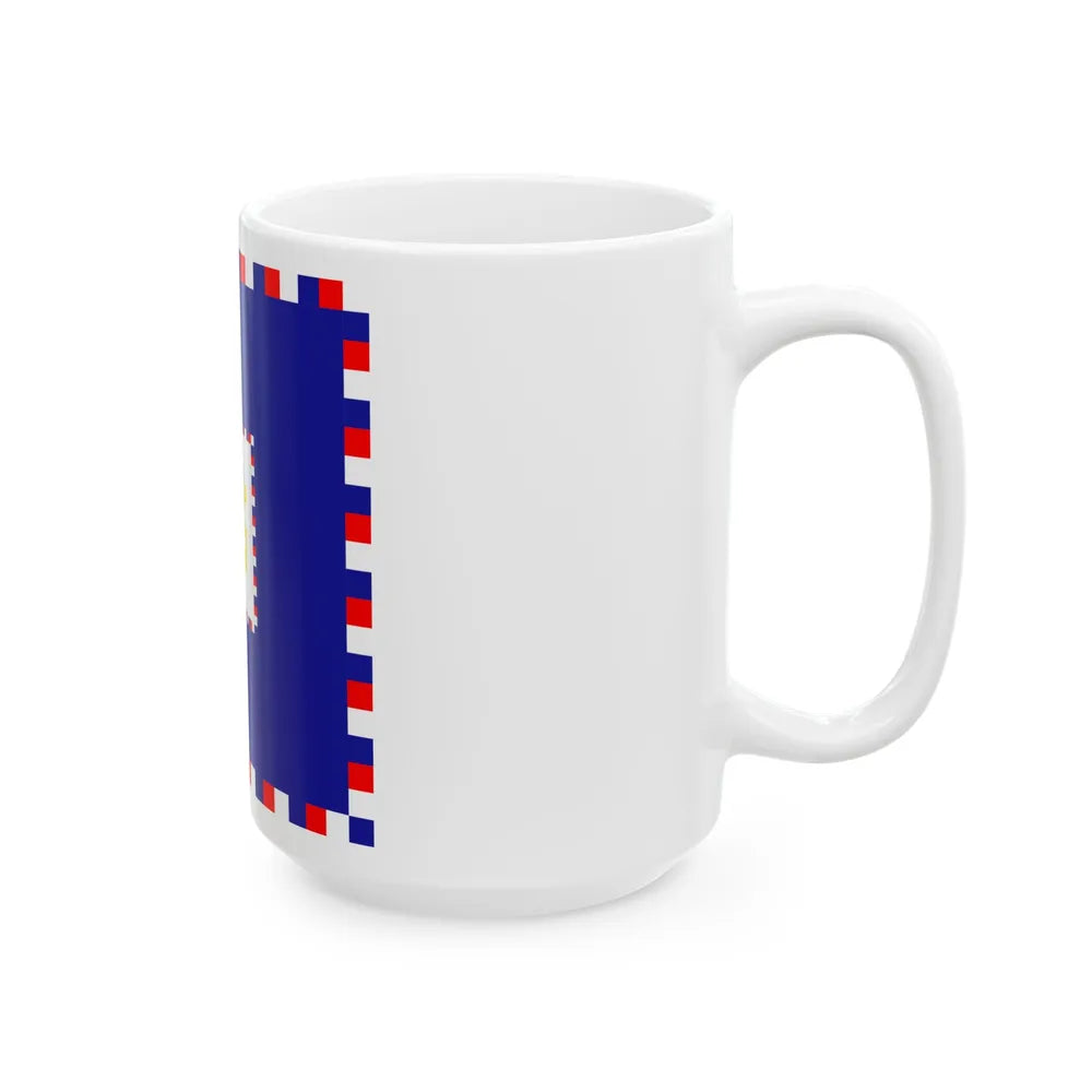 Zastava admirala OS RH (Croatia) White Coffee Mug - Go Mug Yourself