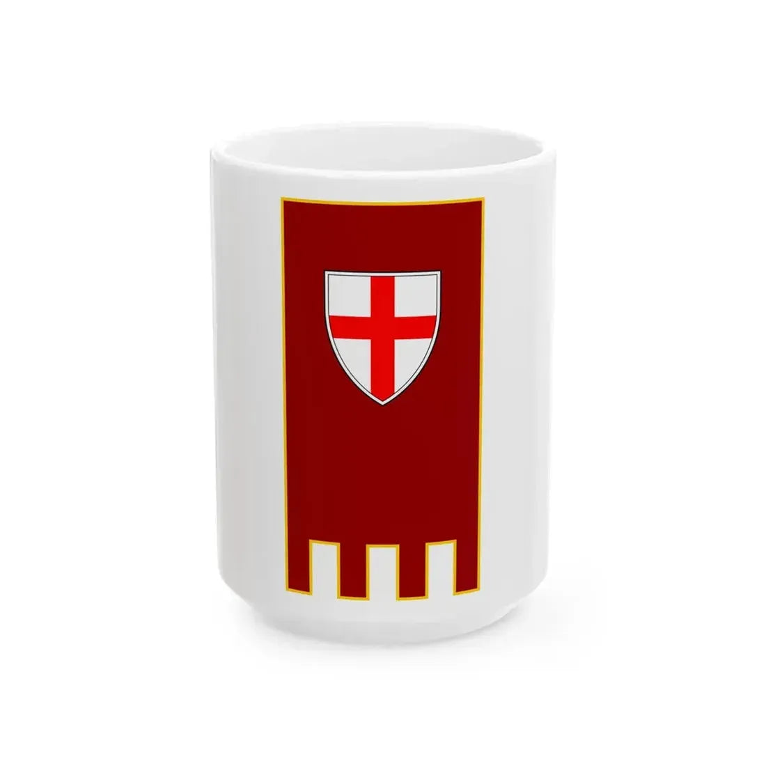 Zastava Buja okomita (Croatia) White Coffee Mug 15oz - Go Mug Yourself