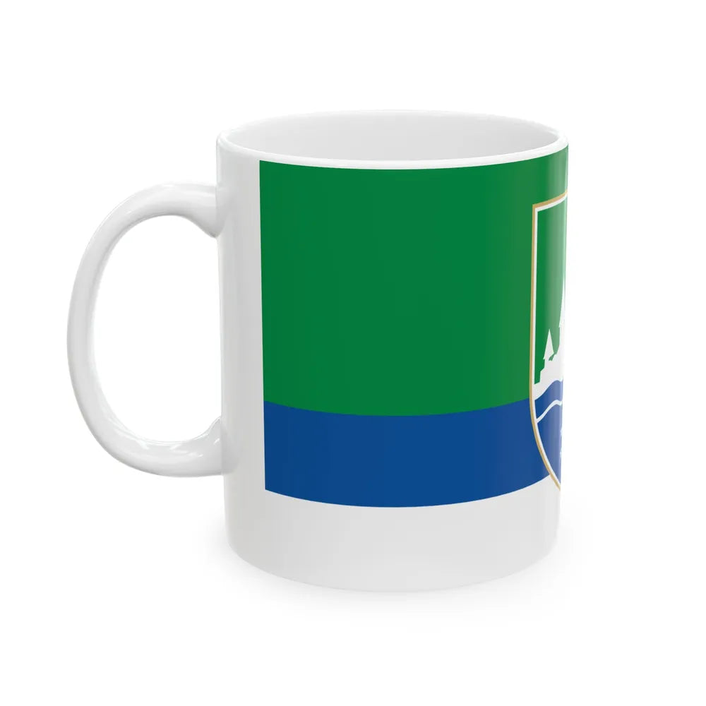 Zastava Cazina (Bosnia and Herzegovina) White Coffee Mug - Go Mug Yourself