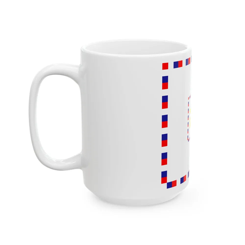 Zastava komodora OS RH (Croatia) White Coffee Mug - Go Mug Yourself