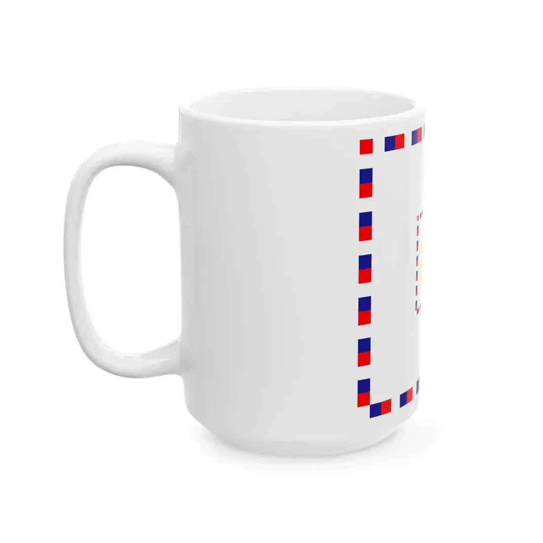Zastava komodora OS RH (Croatia) White Coffee Mug - Go Mug Yourself