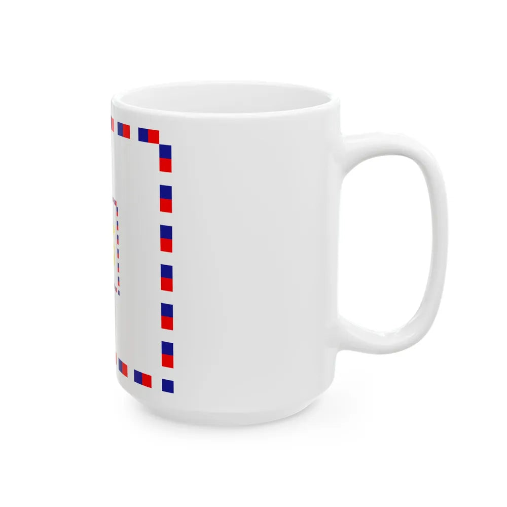 Zastava komodora OS RH (Croatia) White Coffee Mug - Go Mug Yourself