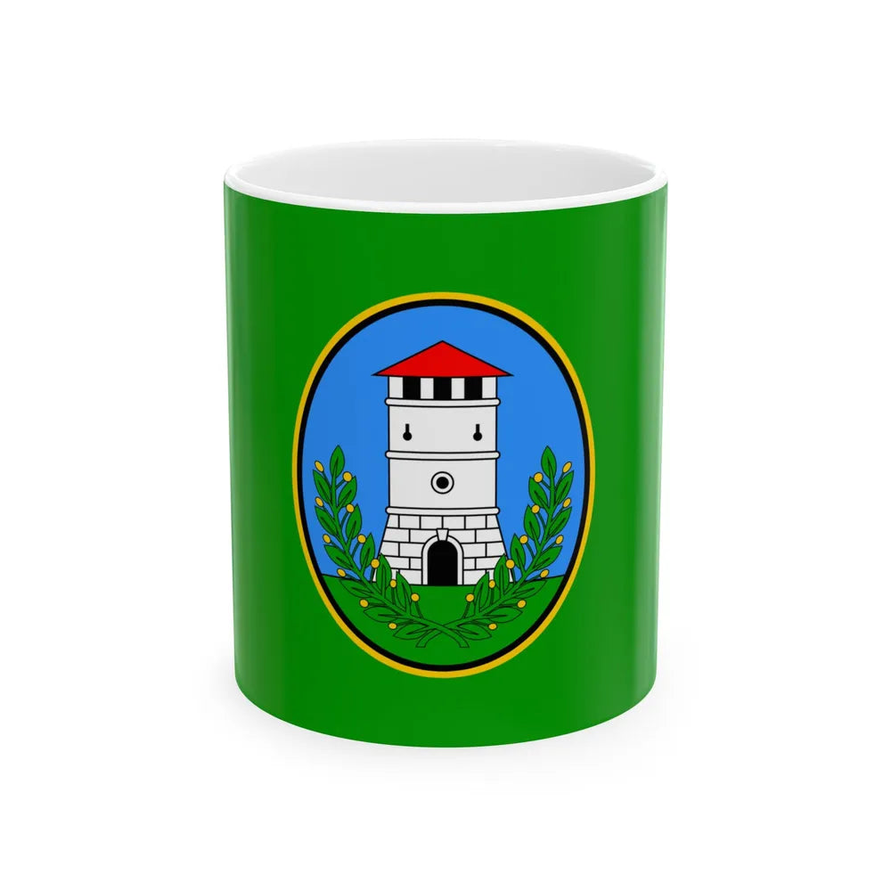 Zastava Lovrana (Croatia) White Coffee Mug 11oz - Go Mug Yourself