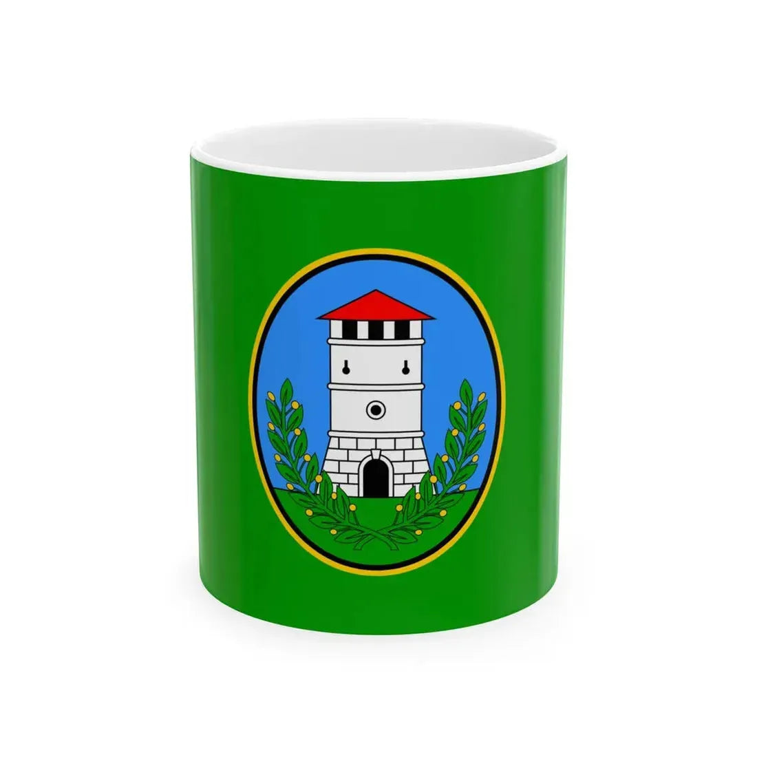 Zastava Lovrana (Croatia) White Coffee Mug 11oz - Go Mug Yourself