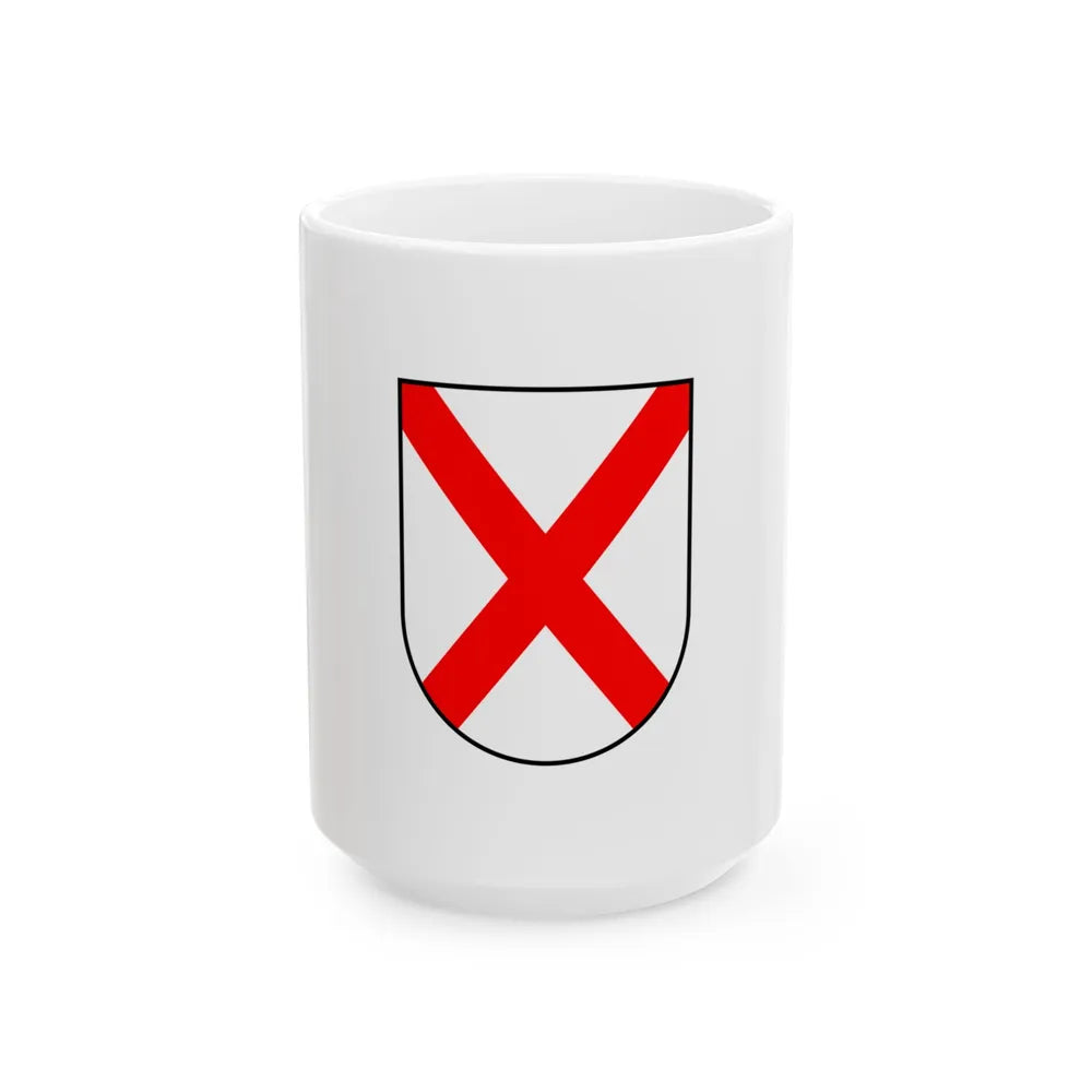Zastava Novigrada (Croatia) White Coffee Mug 15oz - Go Mug Yourself