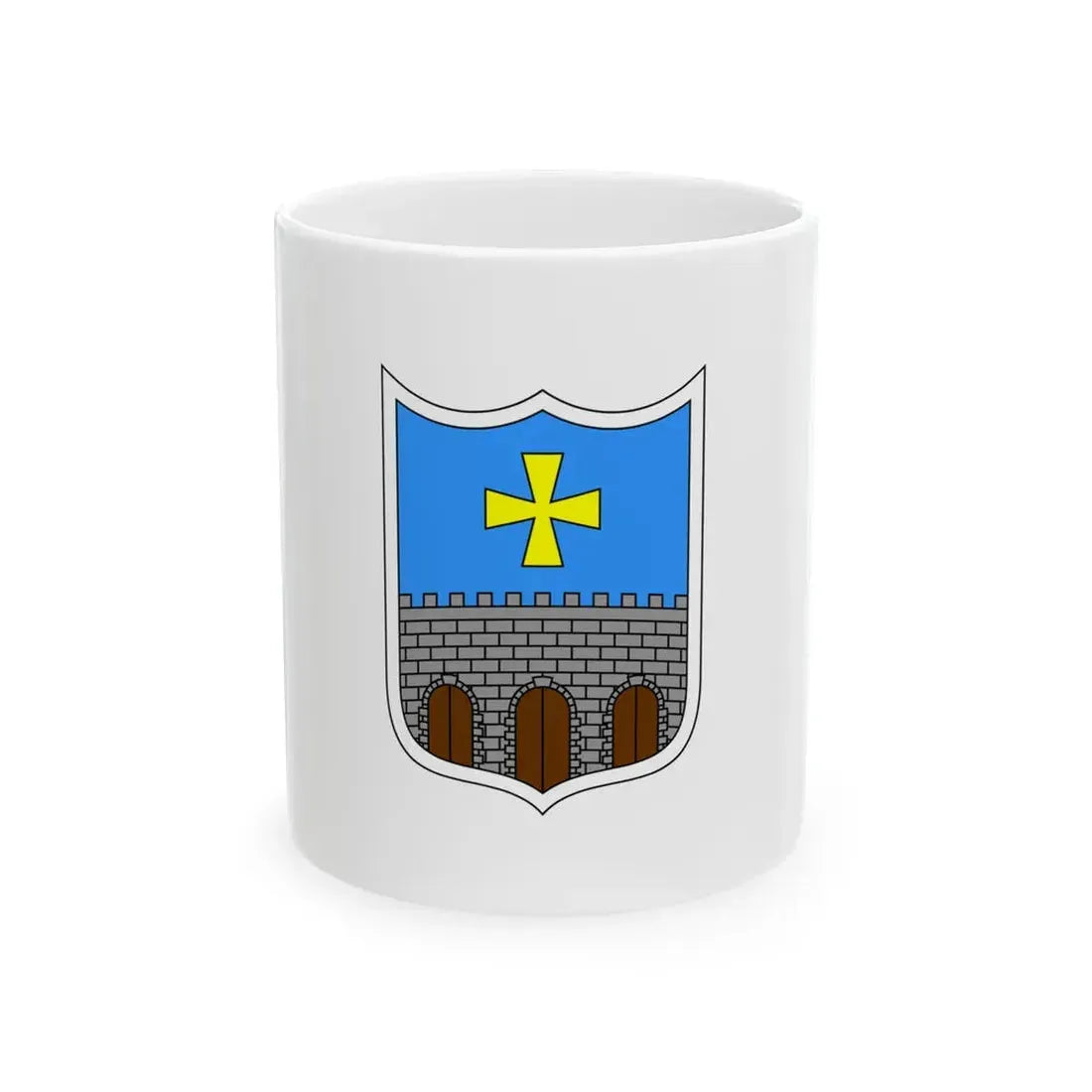 Zastava Oprtlja (Croatia) White Coffee Mug 11oz - Go Mug Yourself